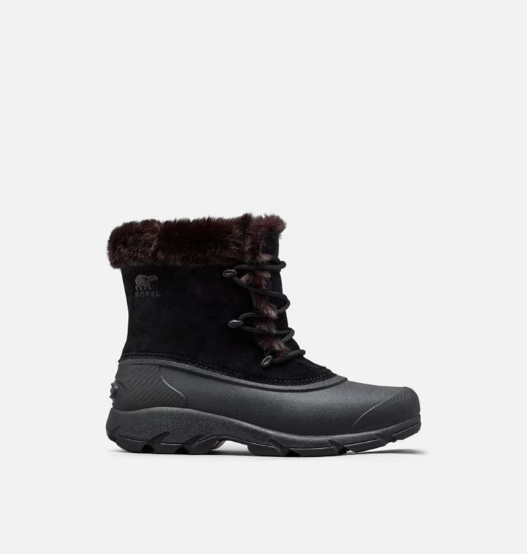 Womens Snow Boots Black - Sorel Angel™ Low - 547126-YQN